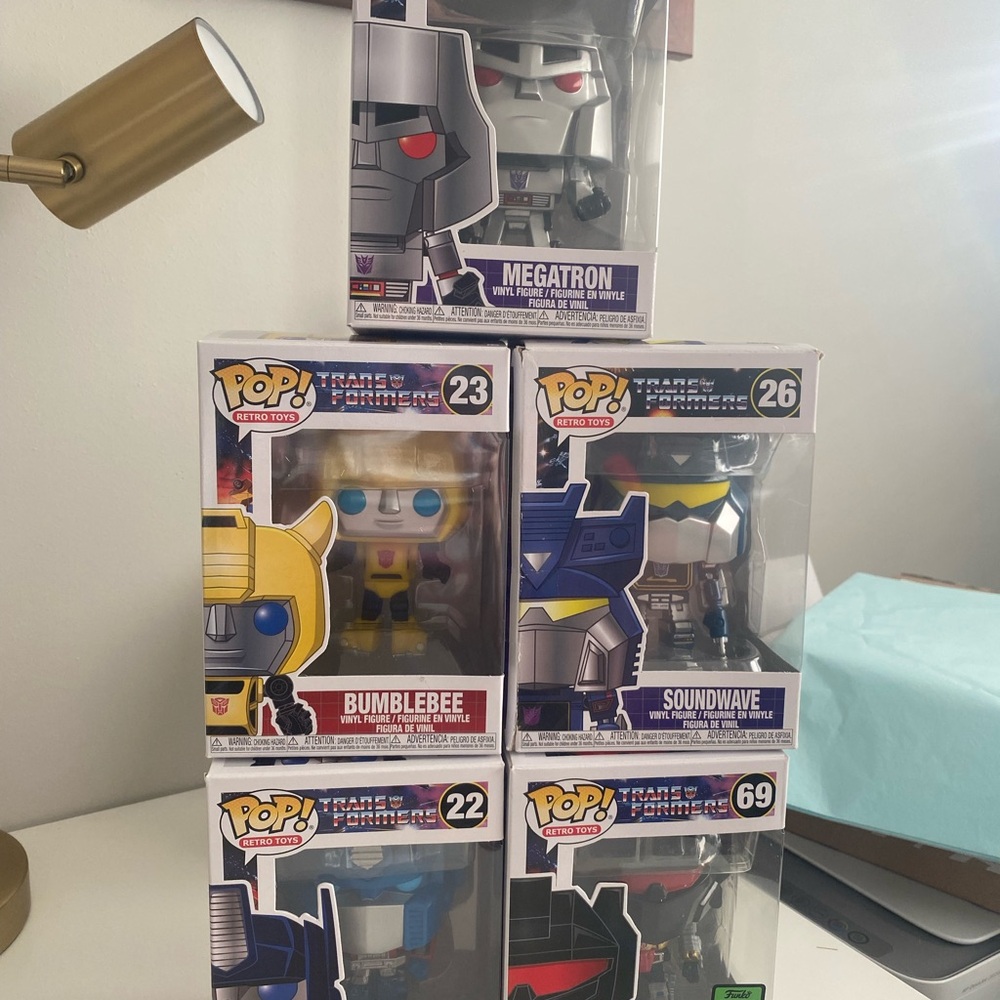 Transformers Funko Pop! Vinyl Figure Bundle - EUC